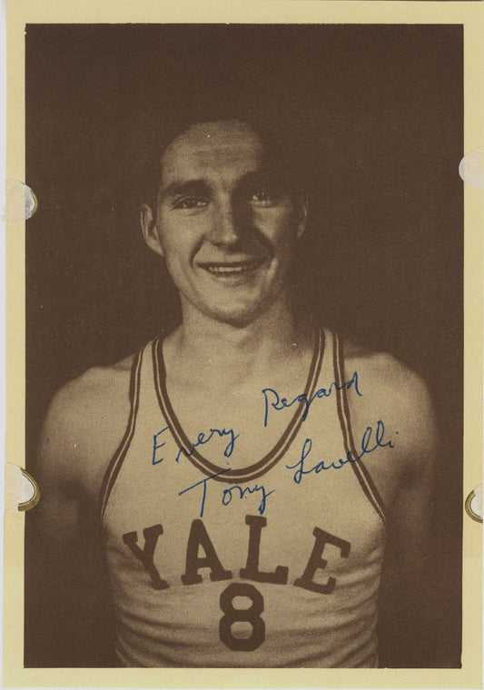 Tony Lavelli Signed AUTO Photo Boston Celtics N.Y. Knicks Musician D. 2015