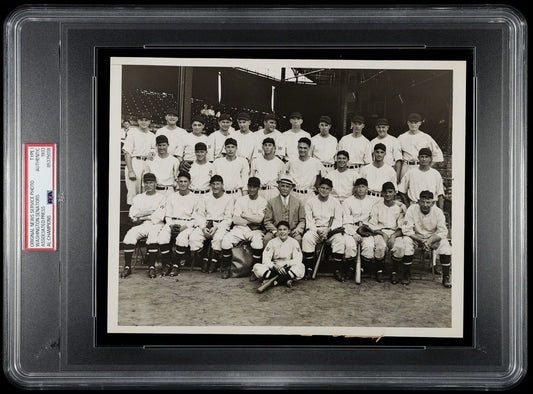 1933 Washington Senators A.L. Champions Team /w MOE BERG Original TYPE I Photo PSA/DNA