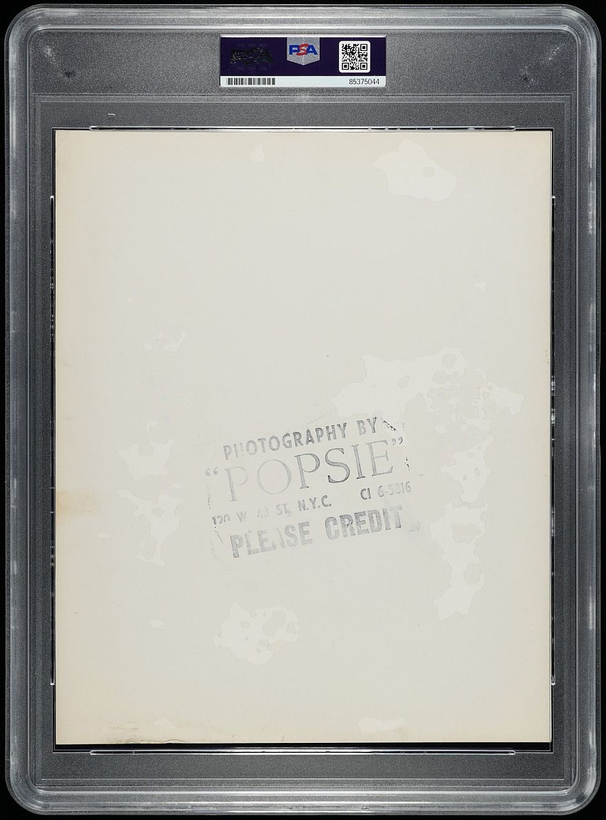 Miles Davis 1951 at Sounders Studio Silver Gelatin Original TYPE I Photo by Popsie PSA/DNA