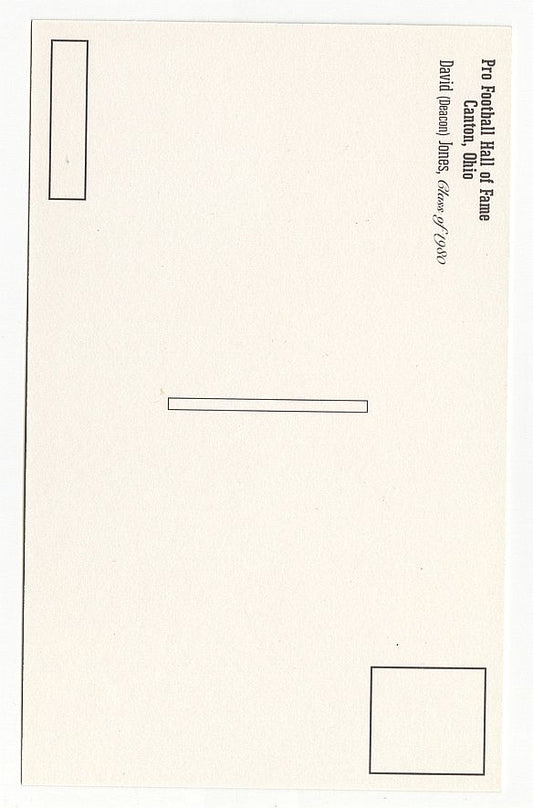 Deacon Jones Signed AUTO Pro Football HOF Bust Postcard