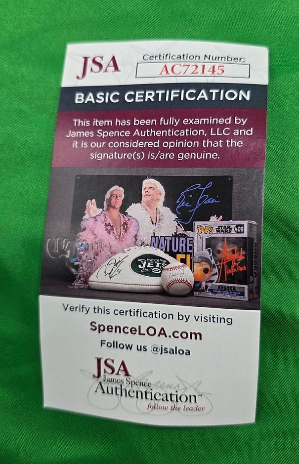 Enos Slaughter Single Signed AUTO ONL Baseball HOF St. Louis Cardinals JSA COA