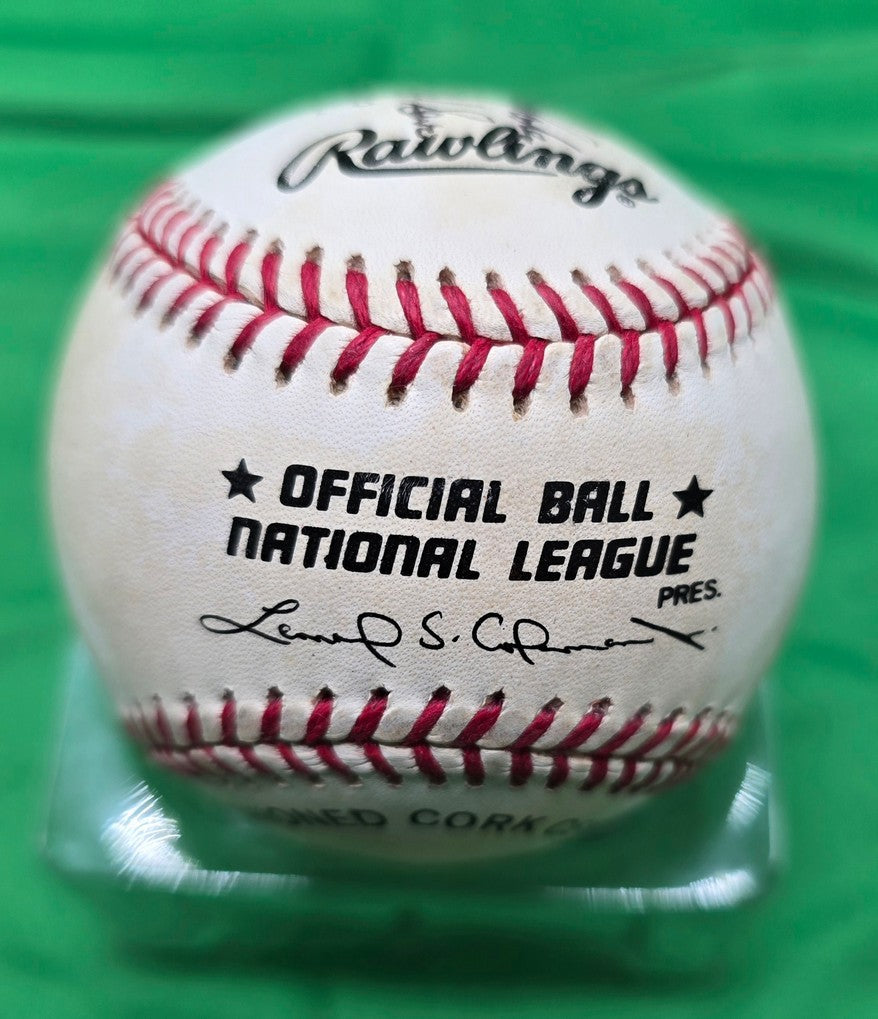 Don Liddle & Dusty Rhodes Dual Signed AUTO ONL Baseball 1954 NY Giants W.S. Legends