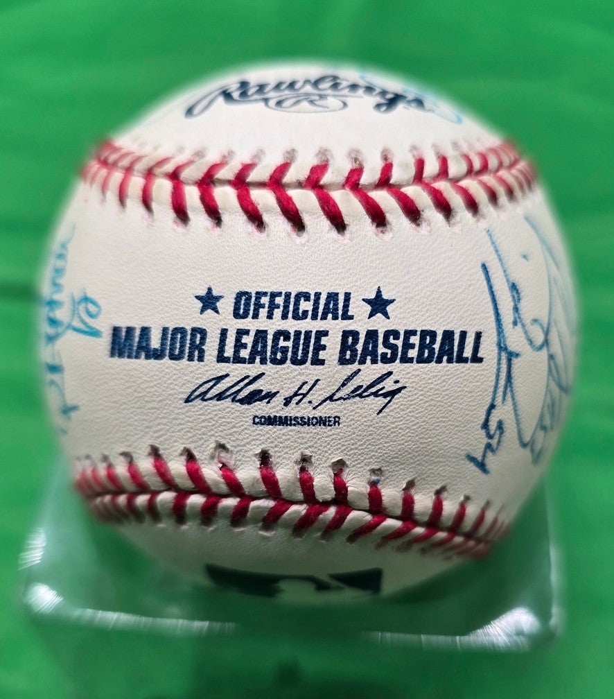 2001 Cleveland Indians Team Signed AUTO American League Baseball AL Central Champs /w 19 sigs