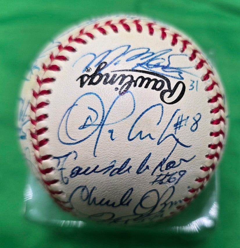 2000 Montreal Expos Signed AUTO ONL Baseball /w 25 sigs /w owner Jeffrey Loria