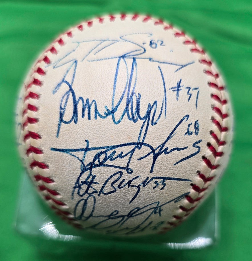 2000 Montreal Expos Signed AUTO ONL Baseball /w 25 sigs /w owner Jeffrey Loria