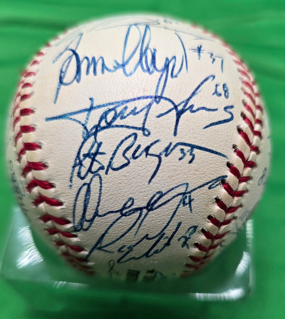 2000 Montreal Expos Signed AUTO ONL Baseball /w 25 sigs /w owner Jeffrey Loria