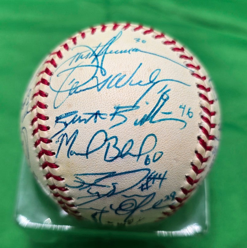 2000 Montreal Expos Signed AUTO ONL Baseball /w 25 sigs /w owner Jeffrey Loria