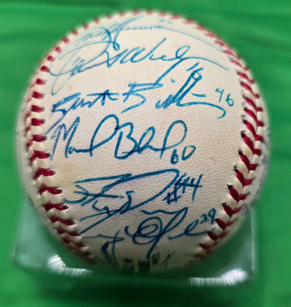 2000 Montreal Expos Signed AUTO ONL Baseball /w 25 sigs /w owner Jeffrey Loria