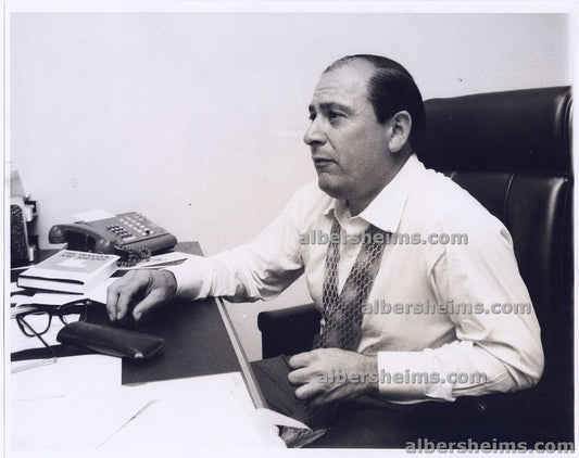 1971 Mafia Mobster Joe Colombo Right Before Being Shot Original TYPE I photo