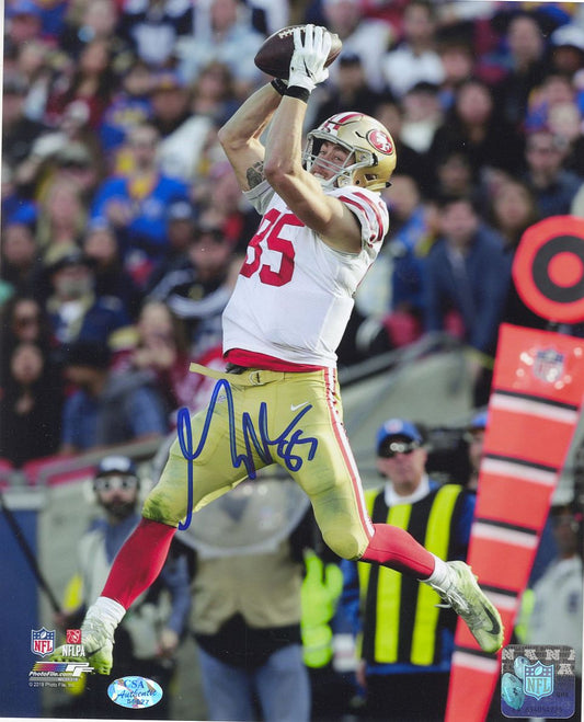 George Kittle Signed AUTO 8x10 Photo San Francisco 49ers Future HOFer CSA Show HOLO & COA