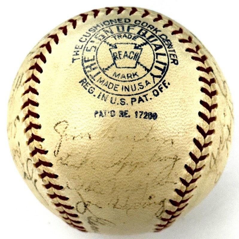 1934 Chicago White Sox Team Signed AUTO Baseball /w 22 Autographs - AL Simmons - BAS LOA