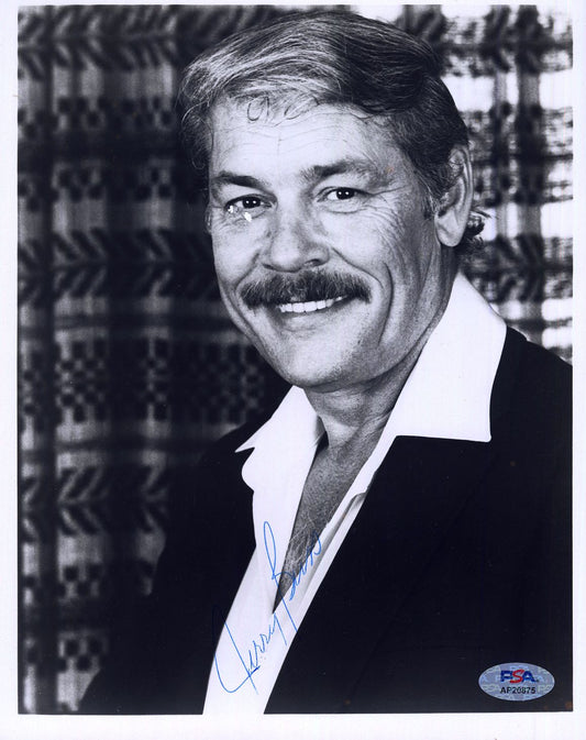 Jerry Buss L.A. Lakers Owner Signed AUTO 8X10 Photo PSA/DNA