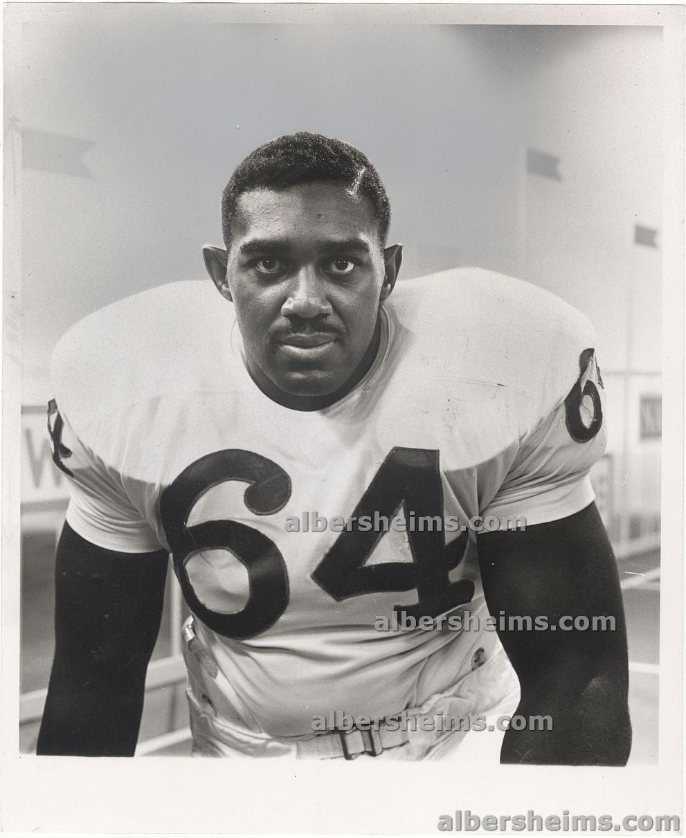 1967 Bob Boomer Brown Philadelphia Eagles Pro Football HOF Original TYPE I Photo