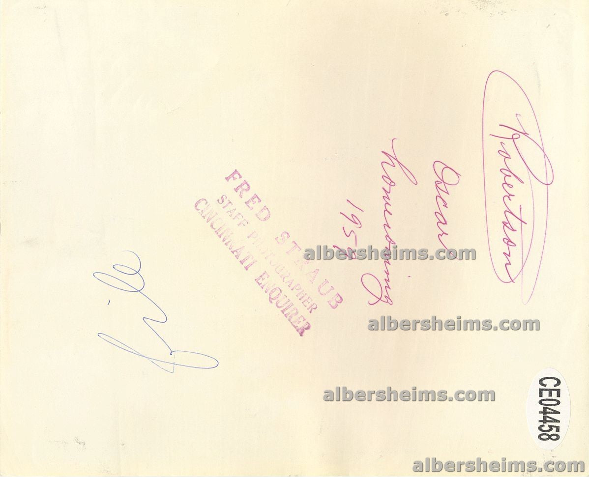 1959-60 Cincinnati Bearcats Homecoming Featuring Oscar Robertson Original TYPE I Photo