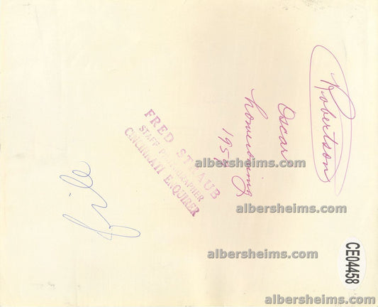 1959-60 Cincinnati Bearcats Homecoming Featuring Oscar Robertson Original TYPE I Photo