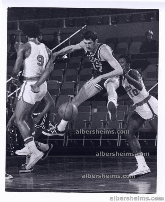 1970 John Havlicek Does his best Oscar Robertson Impression vs. Buffalo Braves Original TYPE I Photo
