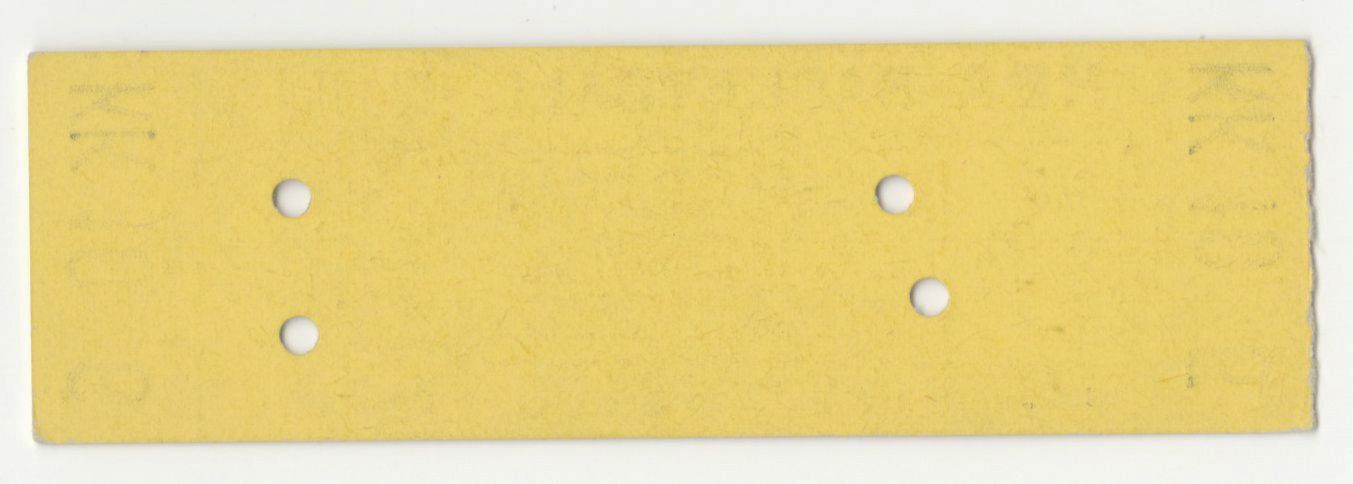 March 12, 1963 - Chicago Zephyrs vs Syracuse Nationals Basketball NFA FULL TICKET - One Year Team