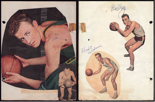 Don Lofgran Signed AUTO Photo Album Page Display 1st Round NBA Draft Pick Tragedy D. 1976