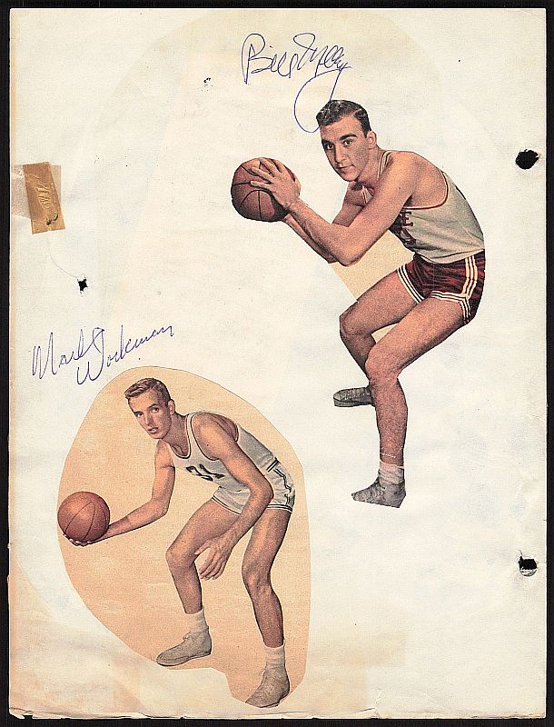 Don Lofgran Signed AUTO Photo Album Page Display 1st Round NBA Draft Pick Tragedy D. 1976