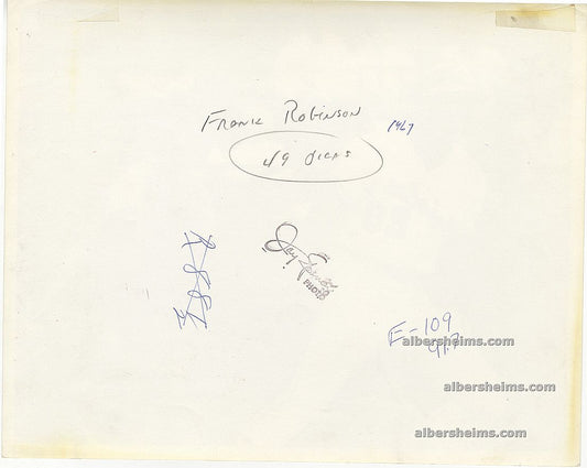 1967 Frank Robinson Running to First Original TYPE I photo Baltimore Orioles Jay Spencer Photographer