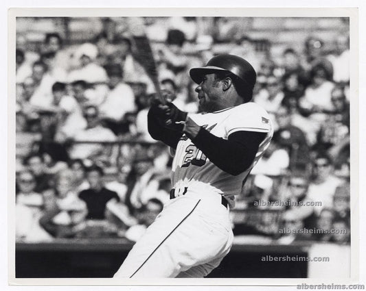 1969 Frank Robinson Original TYPE I photo Baltimore Orioles Home Run Shot - Malcolm Emmons