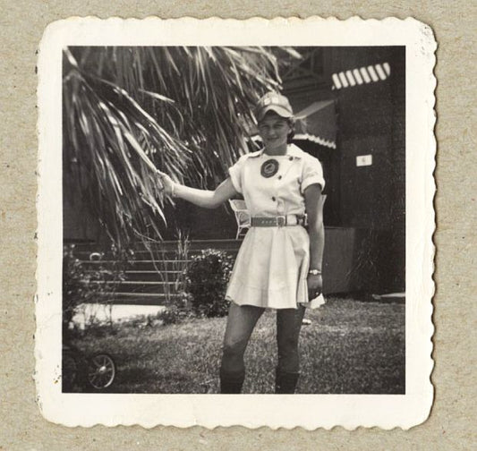 1948 FT. Wayne Daisies AAGPBL Jean Smitty Smith Original TYPE I Photo Snapshot "A League of Their Own"