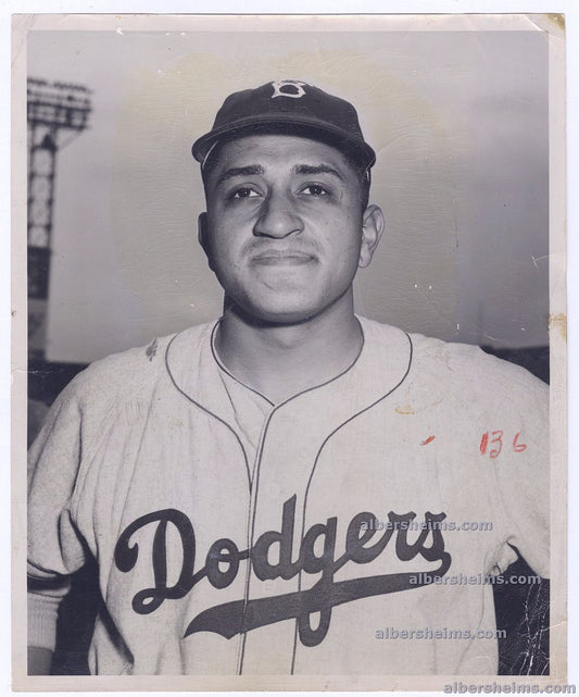 1950s Don Newcombe George Dorrill Brooklyn Dodgers Original TYPE I Photo