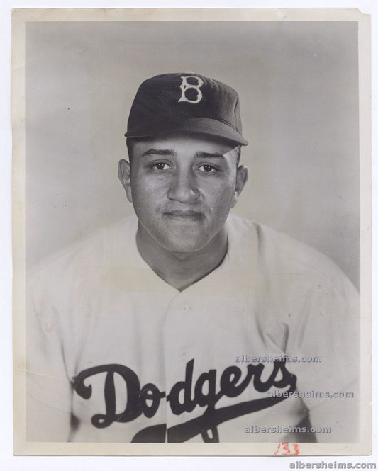 1949 Rookie Don Newcombe Brooklyn Dodgers Original TYPE I Photo Image Used for 1949 Picture Pack Photo