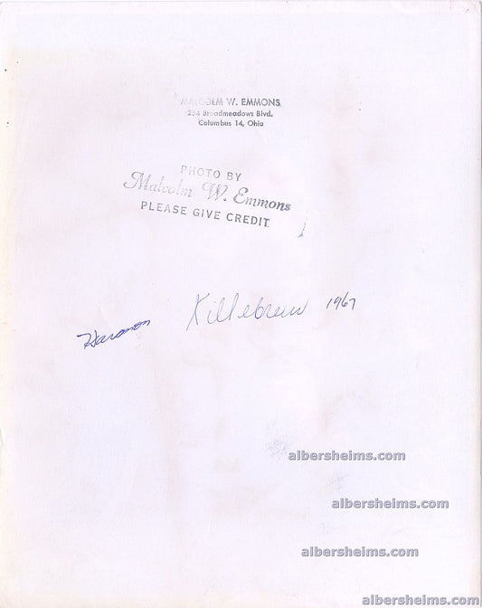 1967 Harmon Killebrew Swings His War Club Original TYPE I Photo by Malcolm Emmons