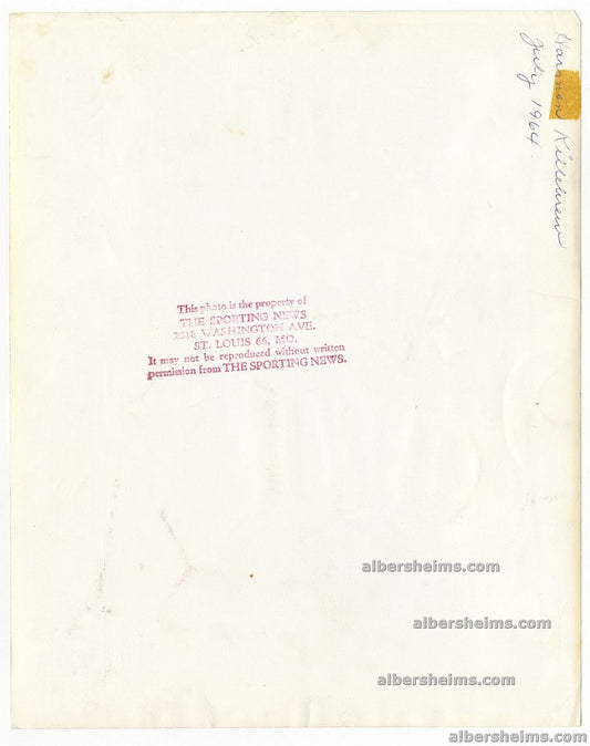 1964 Harmon Killebrew Shows of His Home Run Skills Original TYPE I Photo Sporting News Collection