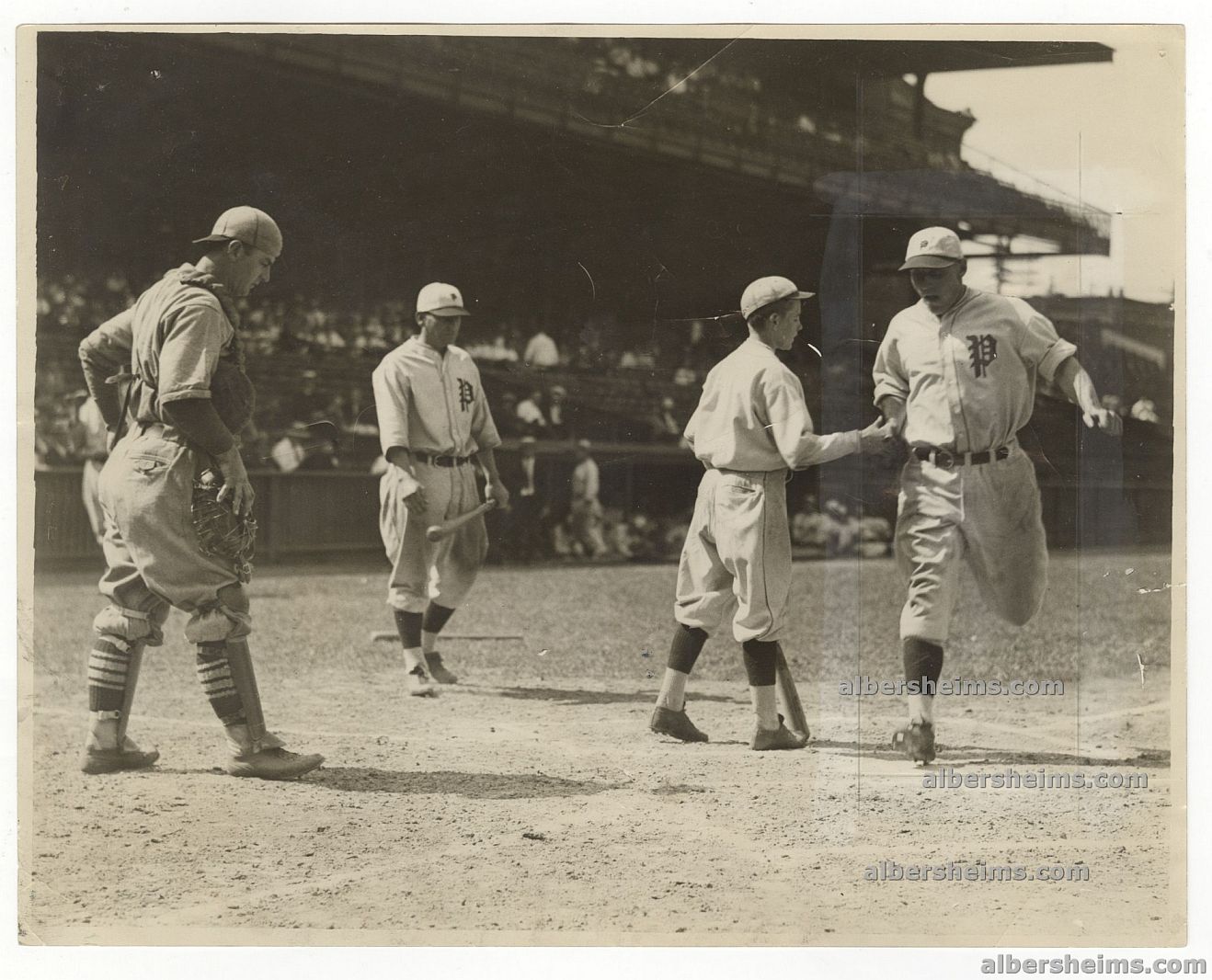 Chuck Klein 1930 Original TYPE 1 photo Home Run Trot Phillies HOF