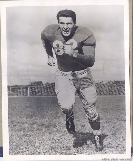 1952 Leon Hart Detroit Lions FB HOF - Heisman Winner Original TYPE I Photo Image used for his 1953 Bowman #31 Football Card