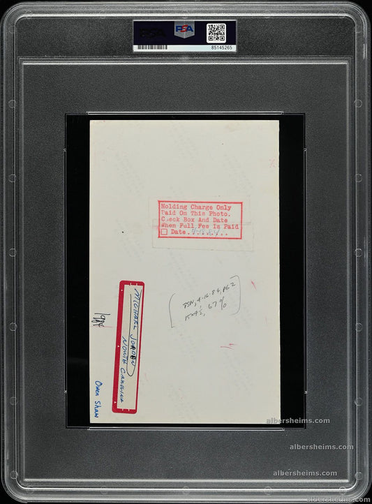 1983-84 Michael Jordan Original TYPE III Team Issued UNC Tarheels Photograph by Owen Shaw