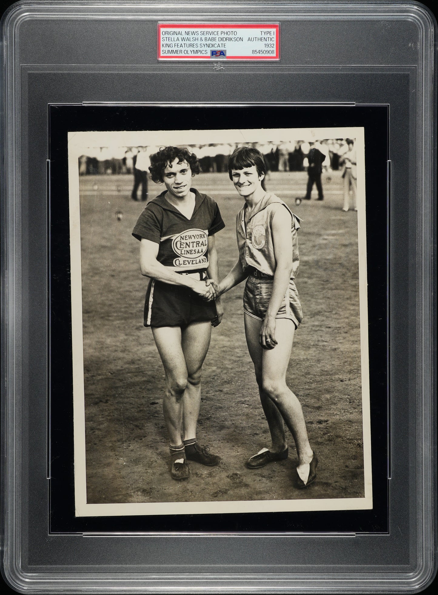 1932 Olympic Games The Scandalous Stella Walsh & Babe Didrikson Original TYPE I Photo PSA/DNA