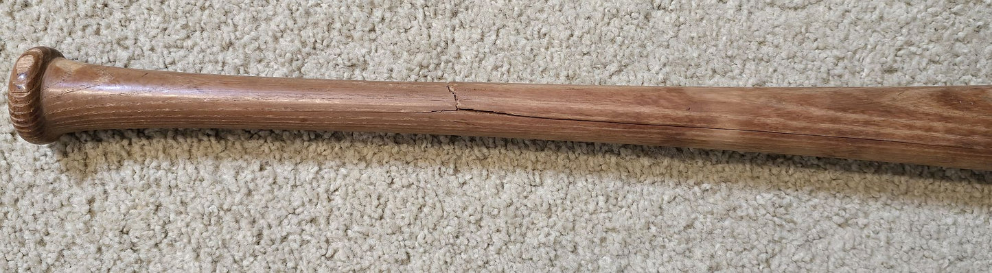 1930s Johnny Moore Louisville Slugger Game Used Bat 1932 & 1945 W.S. Cubs Teams Babe Ruth's Called Shot