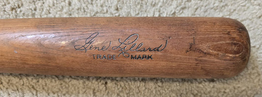 Gene Lillard 1930s Louisville Slugger Game Used Bat #2 Cubs - PCL Legend