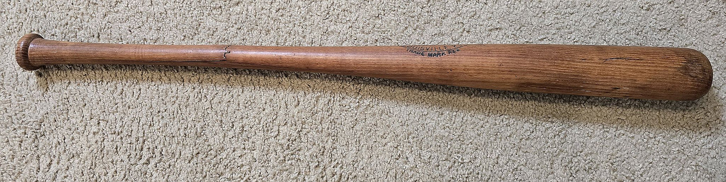 Gene Lillard 1930s Louisville Slugger Game Used Bat #2 Cubs - PCL Legend