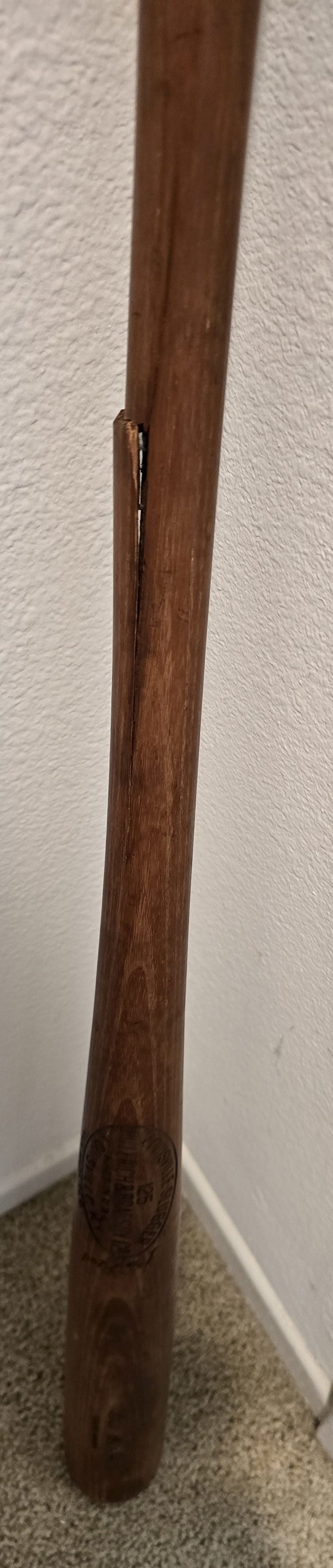 1930s Fred Bedore Louisville Slugger Game Used Bat #2 Portland Beavers PCL Star