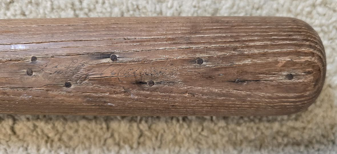 1930s Bobby Mattick Louisville Slugger Game Used Bat #2 Cubs Reds Legendary Scout who Signed Frank Robinson Curt Flood Gary Carter