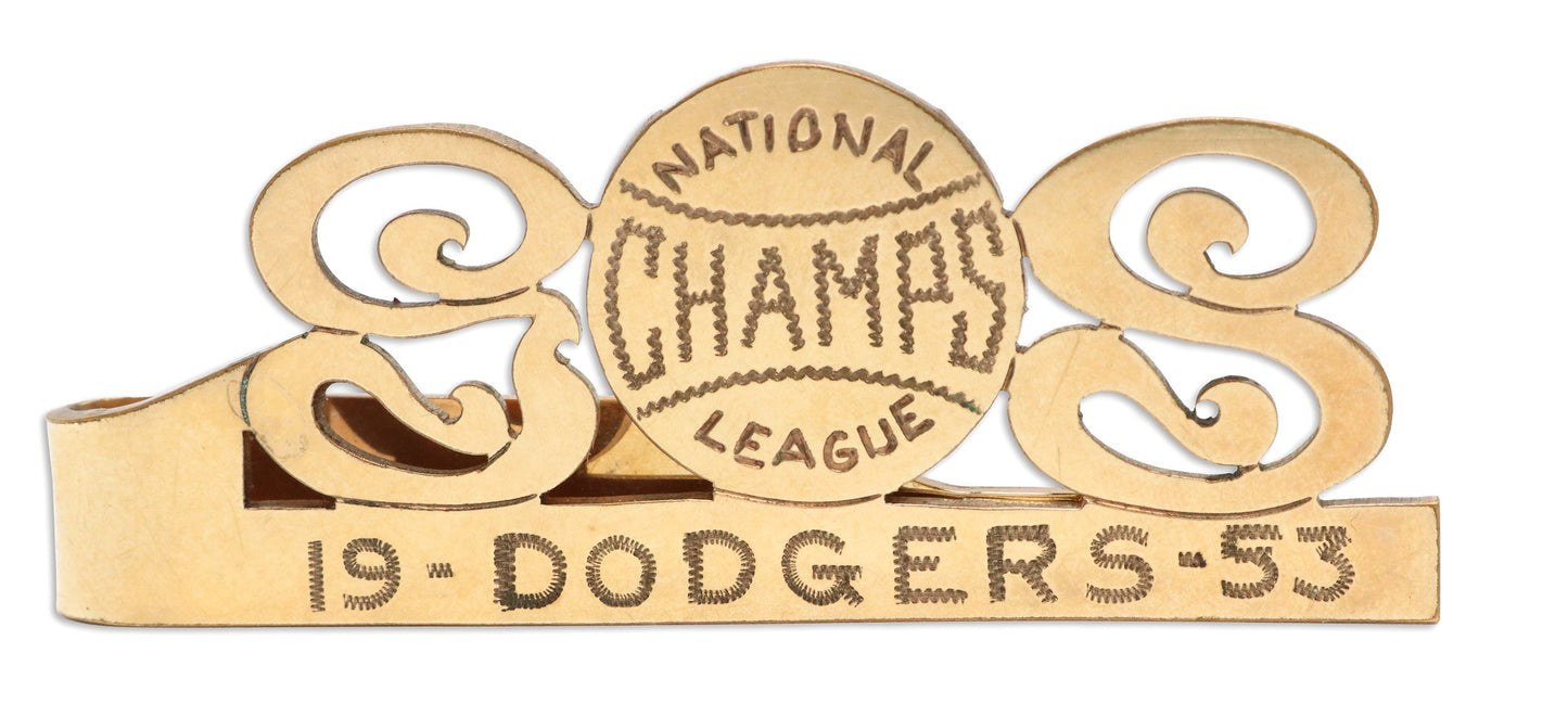 1953 Brooklyn Dodgers National League Champs Money Clip - George "Shotgun" Shuba Collection LOA