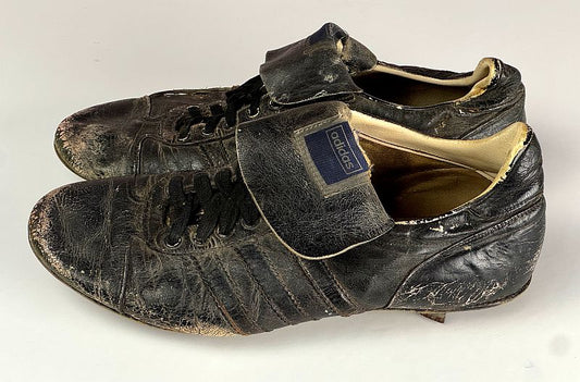 1970's Norm Cash Game Used Adidas Spikes - Cash Family LOA