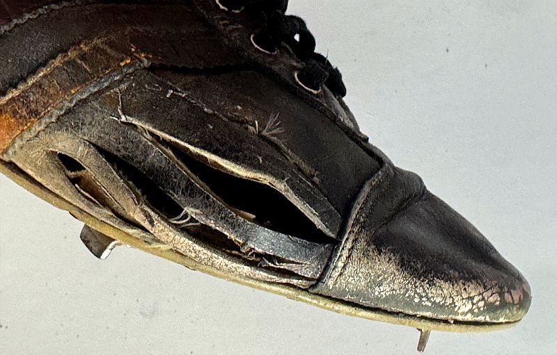 1970's Norm Cash Game Used Adidas Spikes - Cash Family LOA