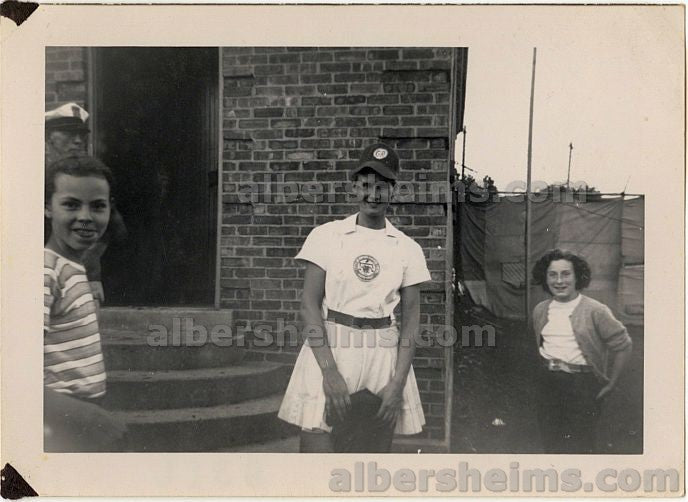 1948 Connie Wisniewski Grand Rapids Chicks AAGPBL Original TYPE I Photo Snapshot "A League of Their Own"