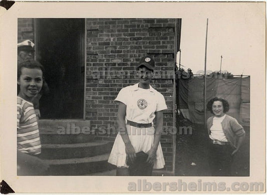 1948 Connie Wisniewski Grand Rapids Chicks AAGPBL Original TYPE I Photo Snapshot "A League of Their Own"