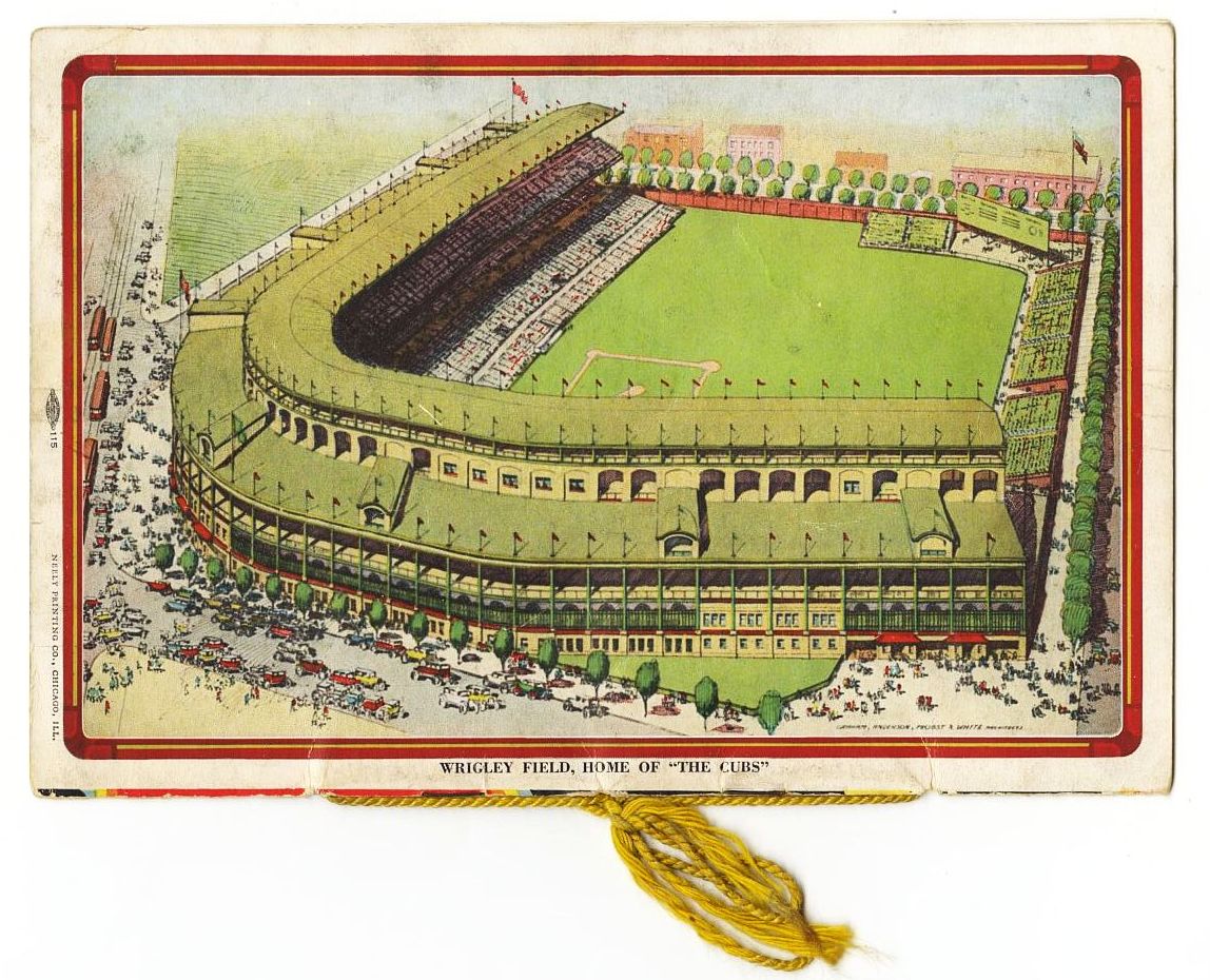 1929 WORLD SERIES PROGRAM - Game 2 in Chicago Jimmie Foxx Monster Game A's vs. Cubs