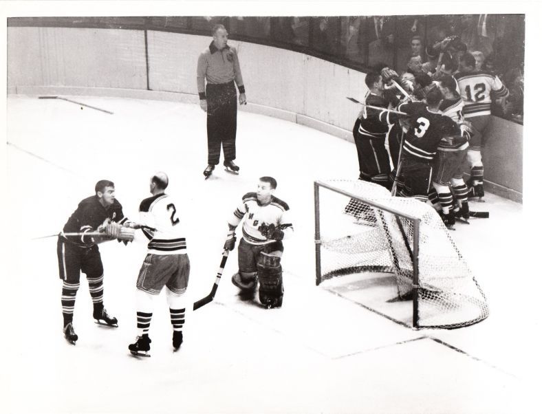 NY Rangers vs. Maple Leafs 1955 - Tod Sloan