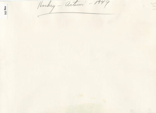 Harry Watson Maple Leafs vs Redwings 1949 Stanley Cup Playoffs original AP wire photo