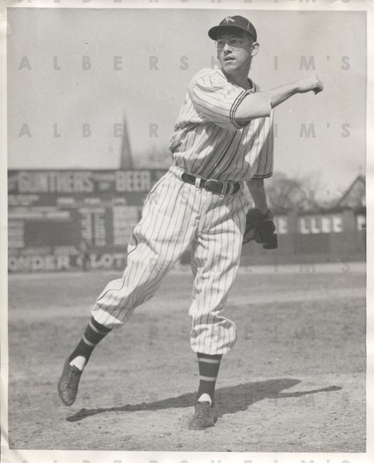 Eddie Klieman 1943 Baltimore Orioles original photo