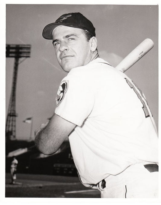 Gus Triandos 1956 Orioles - Don Wingfield original photo