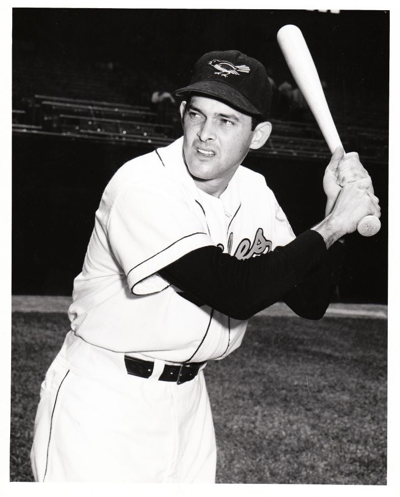 Willie Miranda 1955 Baltimore Orioles Wingfield original photo